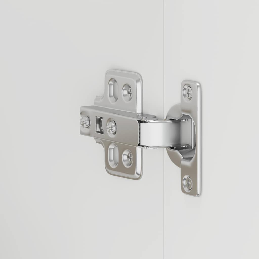 Pensili da cucina 2 pz Kalmar in Legno Multistrato Bianco Lucido | homemem39