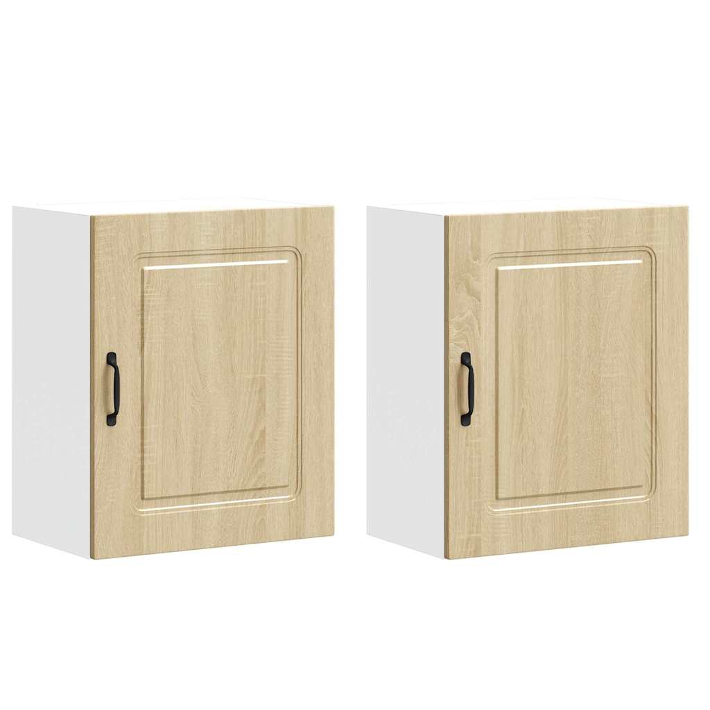 Pensili da cucina 2 pz Kalmar in Legno Multistrato Rovere Sonoma | homemem39