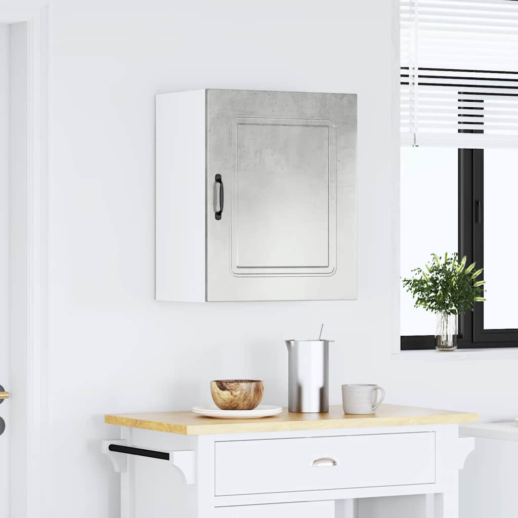 Pensile da cucina Kalmar in Legno Multistrato Grigio cemento | homemem39