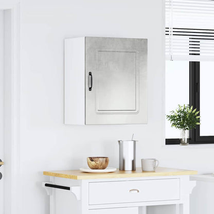 Pensile da cucina Kalmar in Legno Multistrato Grigio cemento