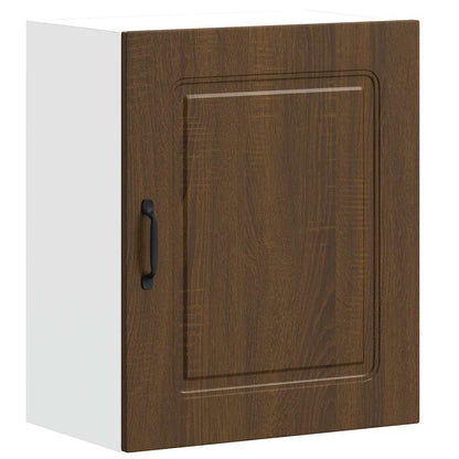 Pensili da cucina 2 pz Kalmar in Legno Multistrato color rovere Marrone