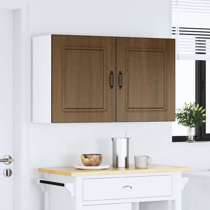 Pensili da cucina 2 pz Kalmar in Legno Multistrato color rovere Marrone | homemem39
