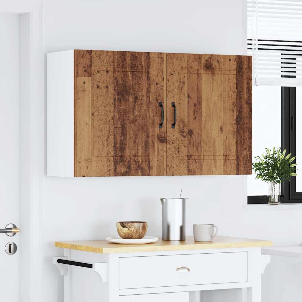 Pensili da cucina 2 pz Kalmar in Legno Multistrato Legno Antico | homemem39