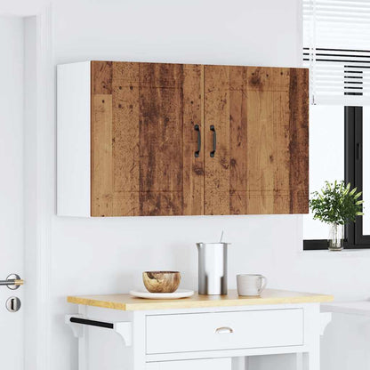 Pensili da cucina 2 pz Kalmar in Legno Multistrato Legno Antico
