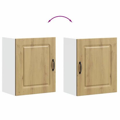 Pensili da cucina 2 pz Kalmar in Legno Multistrato Rovere Artigianale | homemem39