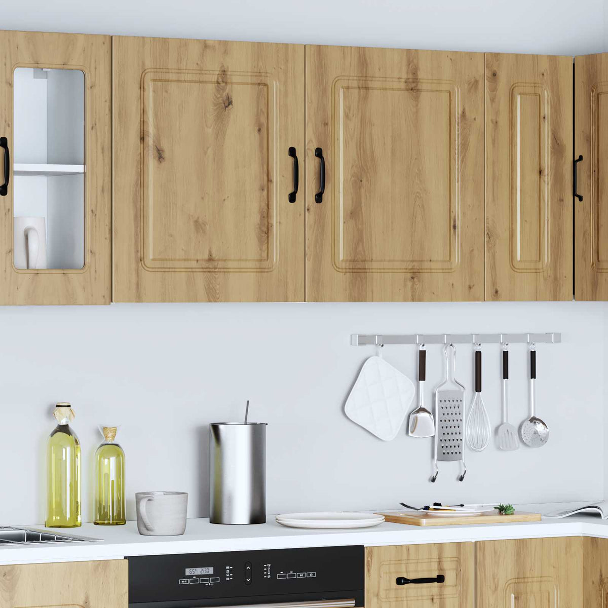 Pensili da cucina 2 pz Kalmar Rovere Artigianale