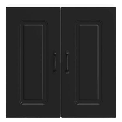 Pensile da Cucina Kalmar Nero in Legno Multistrato | homemem39