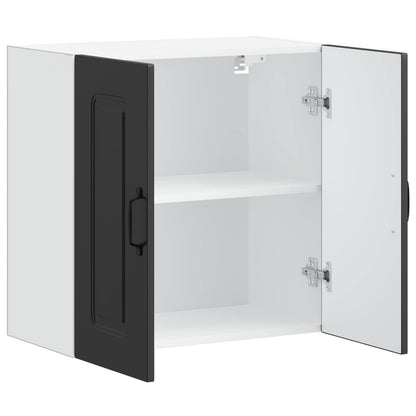 Pensile da Cucina Kalmar Nero in Legno Multistrato