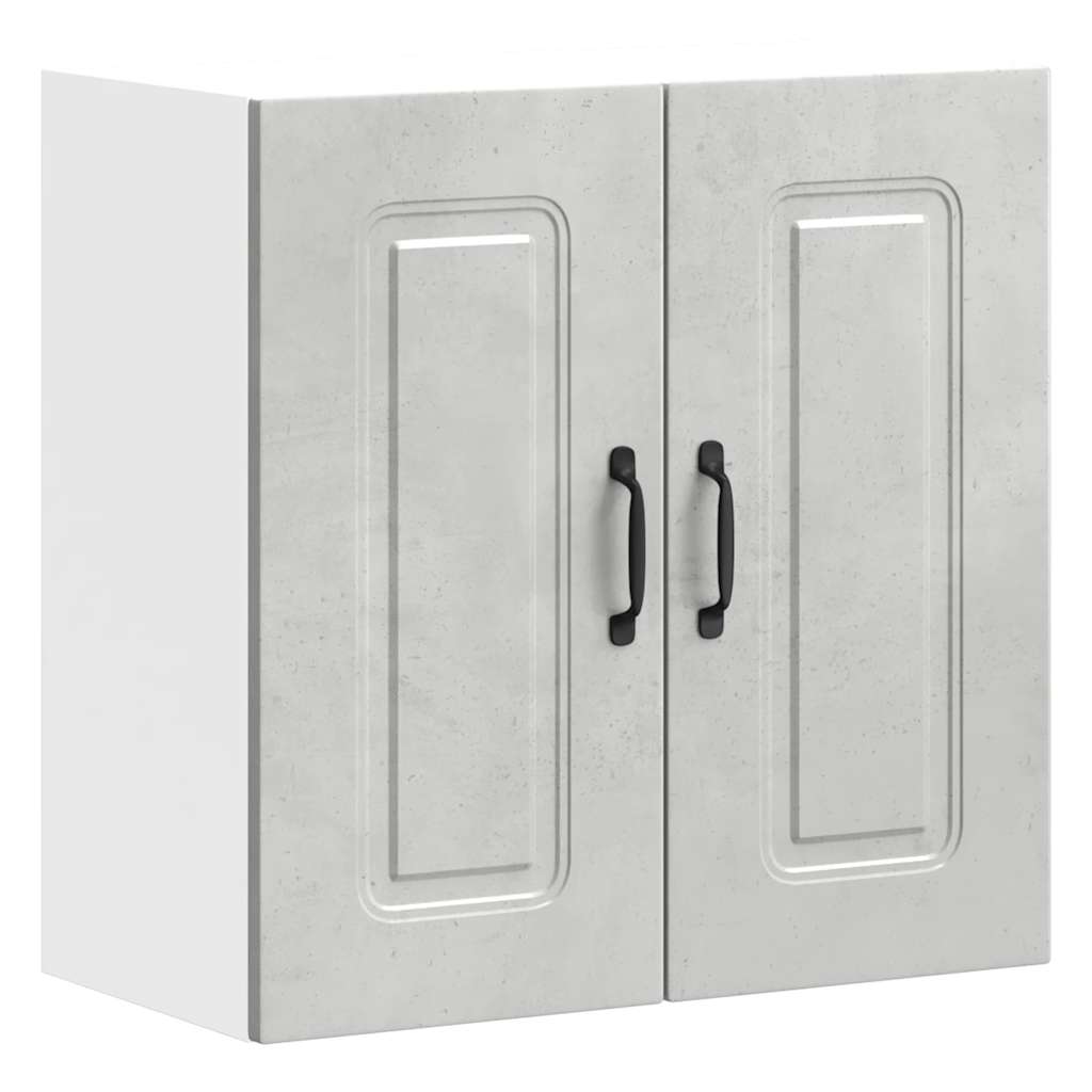 Pensile da Cucina Kalmar Grigio Cemento in Legno Multistrato | homemem39