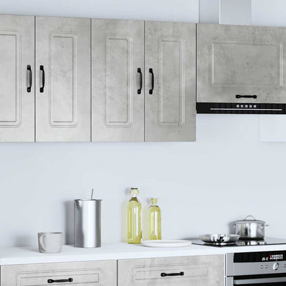 Pensile da Cucina Kalmar Grigio Cemento in Legno Multistrato | homemem39