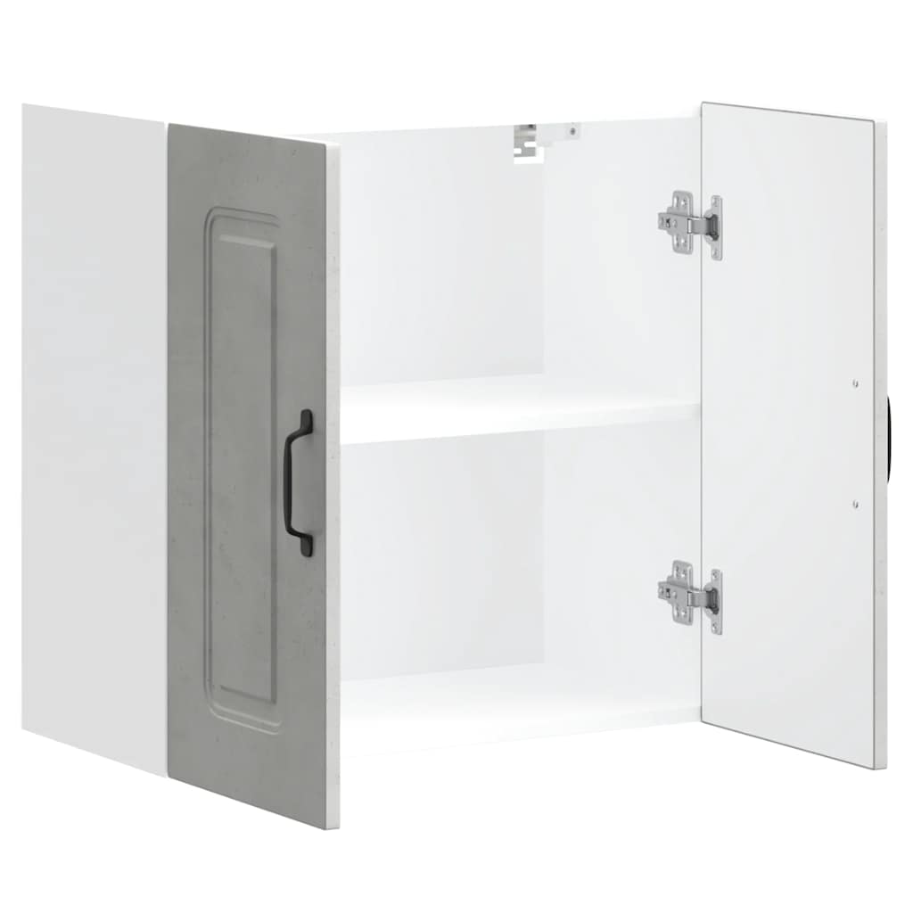 Pensile da Cucina Kalmar Grigio Cemento in Legno Multistrato - homemem39