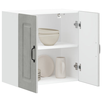 Pensile da Cucina Kalmar Grigio Cemento in Legno Multistrato