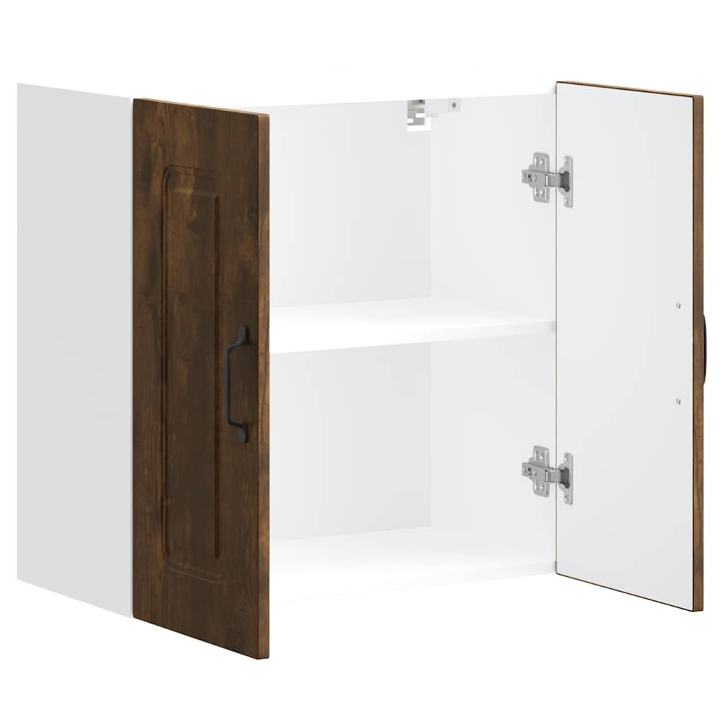 Pensile da Cucina Kalmar Rovere Fumo in Legno Multistrato