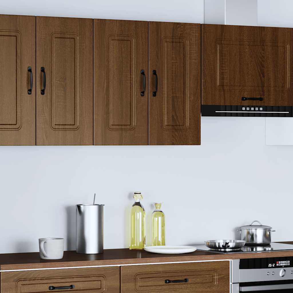 Pensile da Cucina Kalmar Rovere Marrone in Legno Multistrato