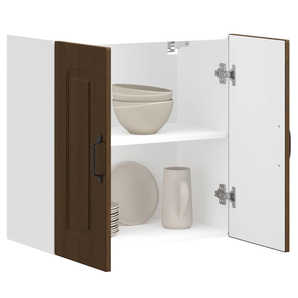 Pensile da Cucina Kalmar Rovere Marrone in Legno Multistrato