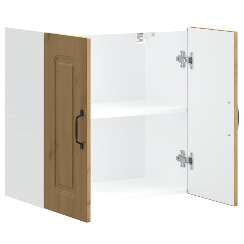 Pensile da Cucina Kalmar Rovere Artigianale Legno Multistrato - homemem39