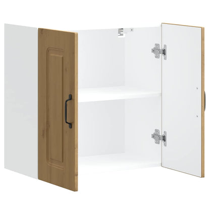 Pensile da Cucina Kalmar Rovere Artigianale Legno Multistrato - homemem39