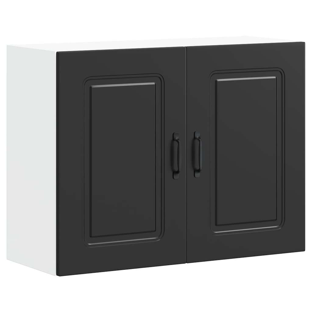 Pensile da Cucina Kalmar Nero in Legno Multistrato