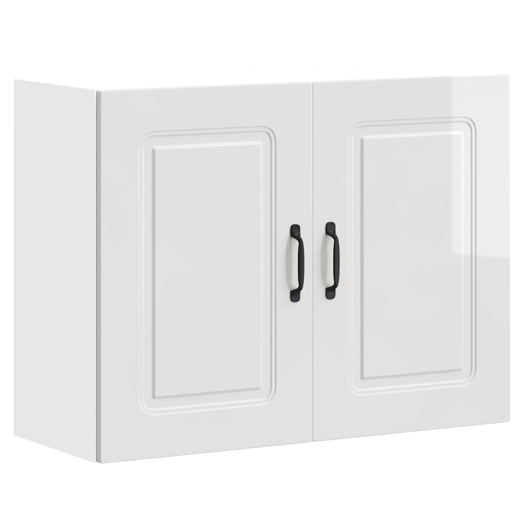 Base da Cucina Kalmar Bianco Lucido in Legno Multistrato