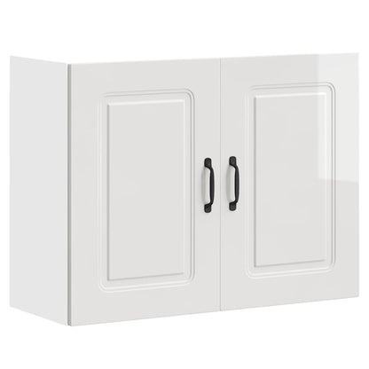 Base da Cucina Kalmar Bianco Lucido in Legno Multistrato