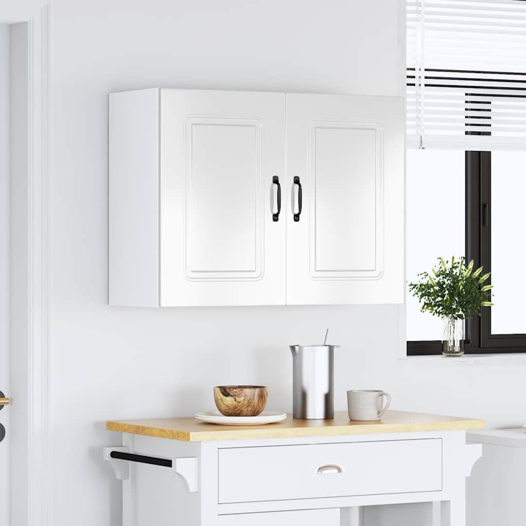 Base da Cucina Kalmar Bianco Lucido in Legno Multistrato | homemem39
