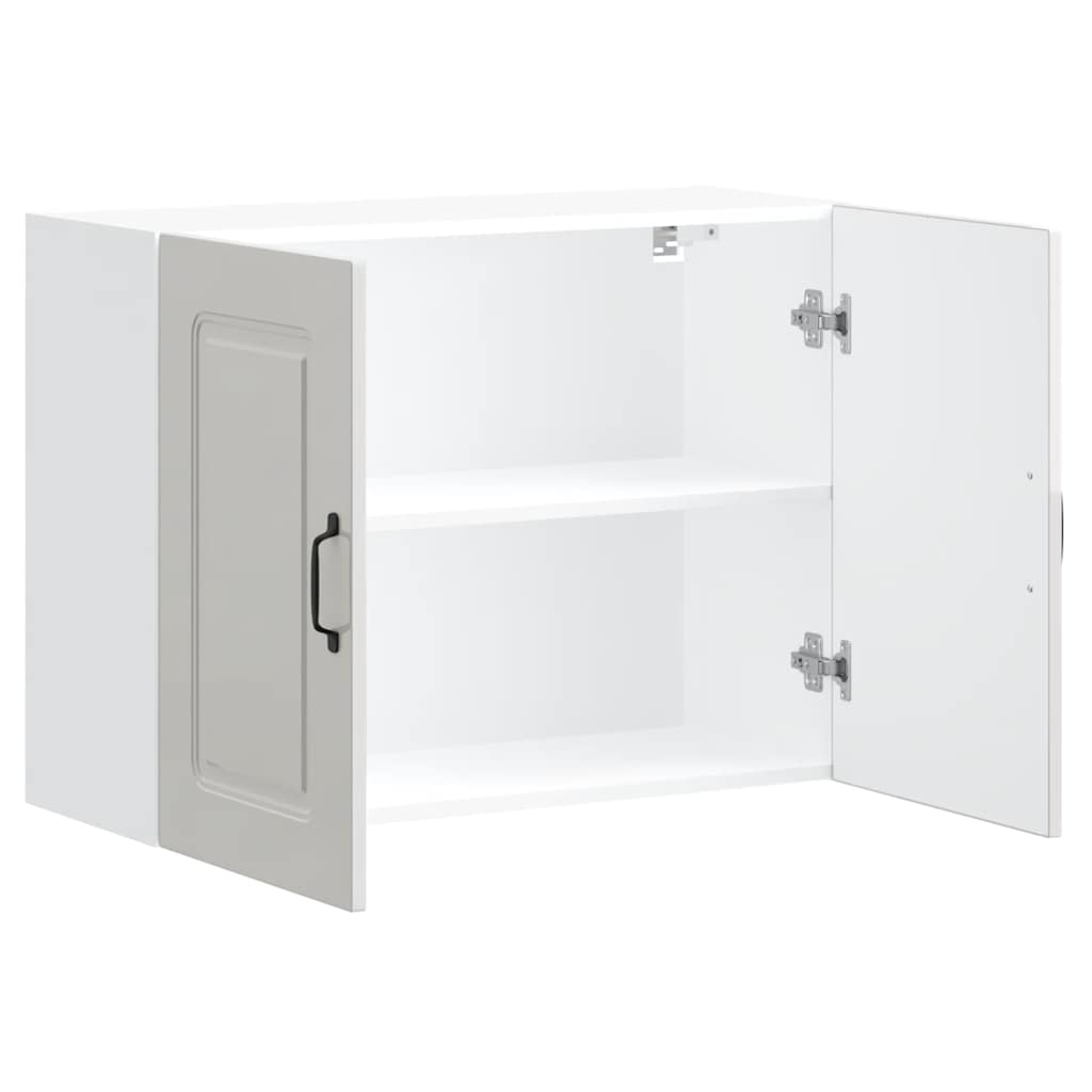 Base da Cucina Kalmar Bianco Lucido in Legno Multistrato
