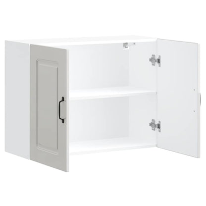 Base da Cucina Kalmar Bianco Lucido in Legno Multistrato