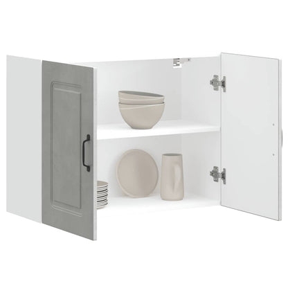 Pensile da Cucina Kalmar Grigio Cemento in Legno Multistrato