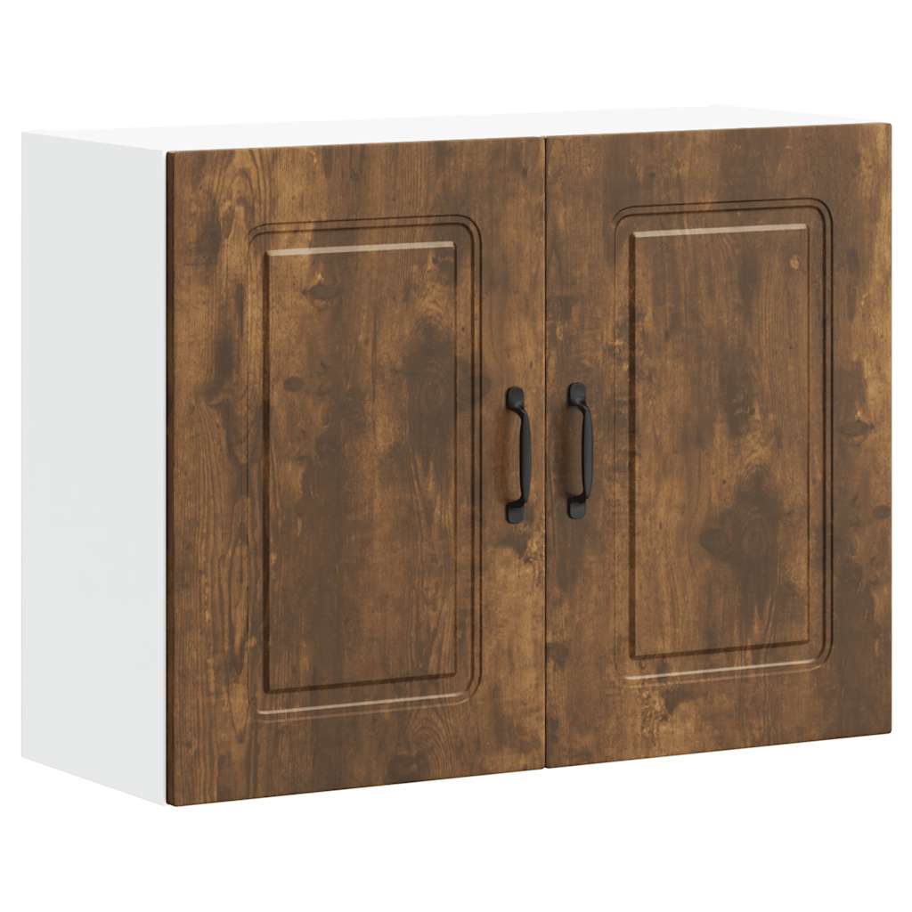 Pensile da Cucina Kalmar Rovere Fumo in Legno Multistrato