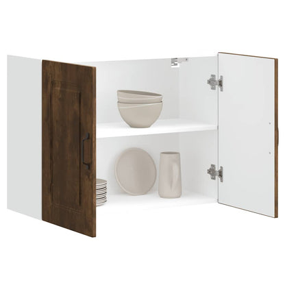 Pensile da Cucina Kalmar Rovere Fumo in Legno Multistrato