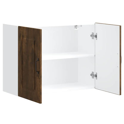 Pensile da Cucina Kalmar Rovere Fumo in Legno Multistrato | homemem39