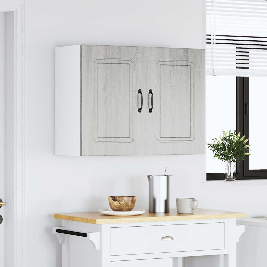 Pensile da Cucina Kalmar Grigio Sonoma in Legno Multistrato