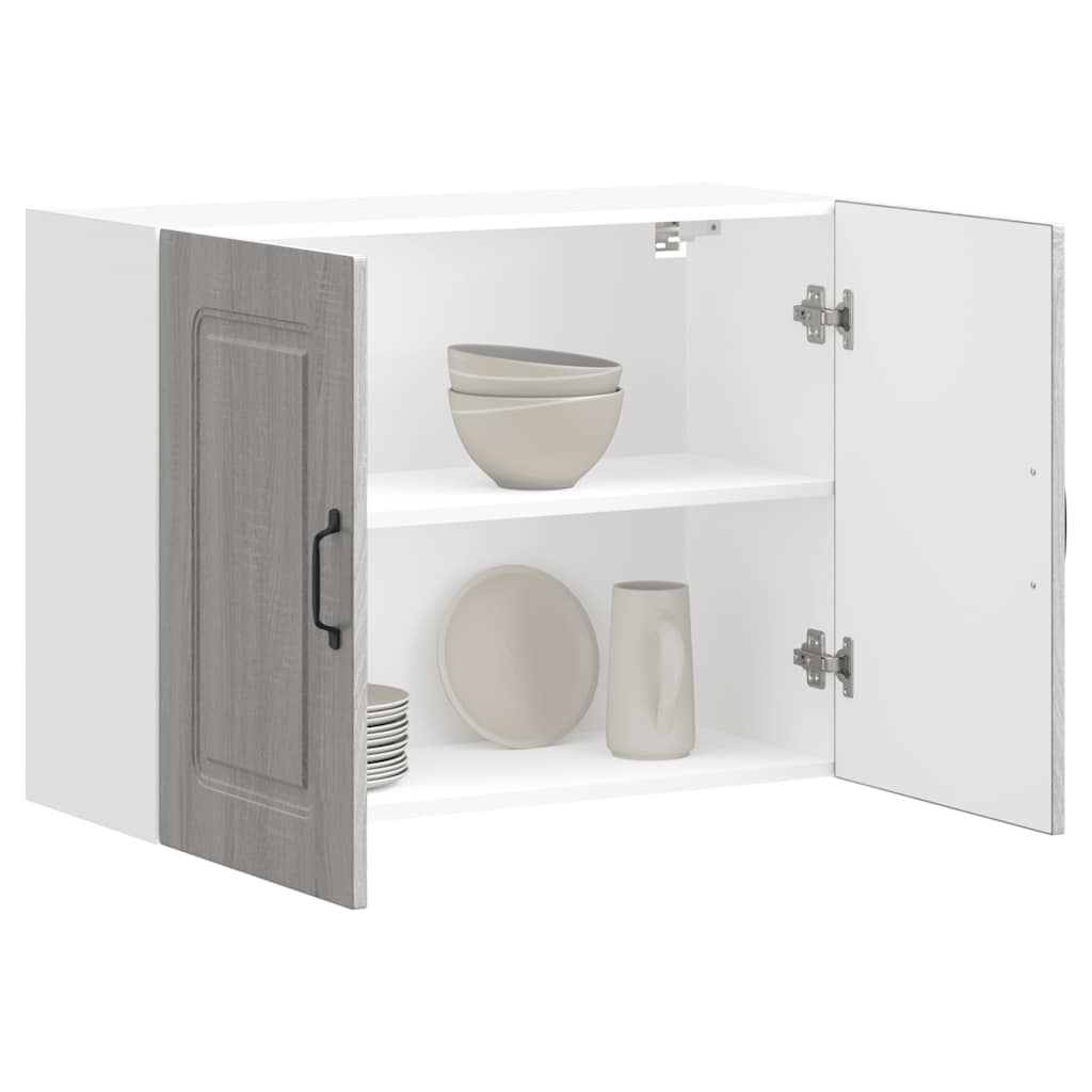 Pensile da Cucina Kalmar Grigio Sonoma in Legno Multistrato