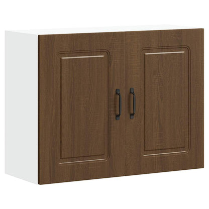 Pensile da Cucina Kalmar Rovere Marrone in Legno Multistrato