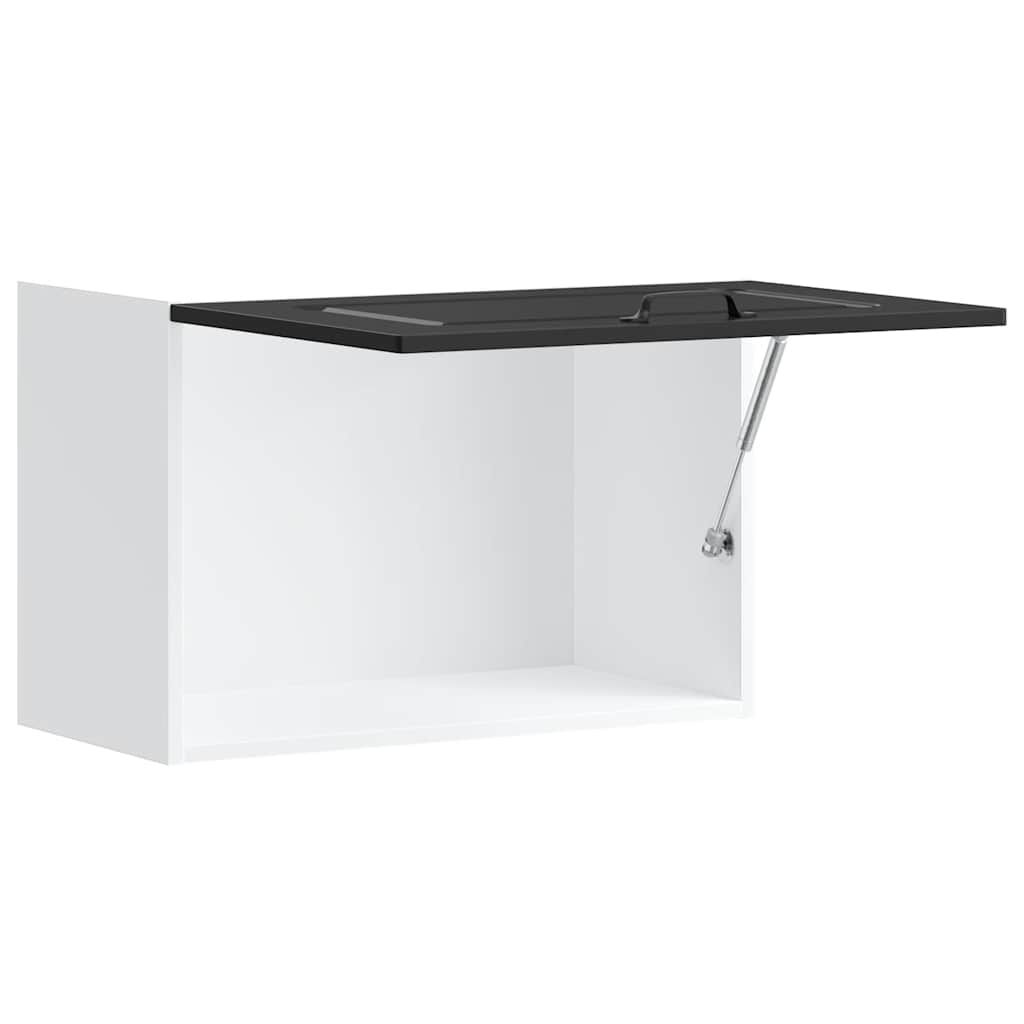 Pensile da Cucina Kalmar Nero in Legno Multistrato | homemem39