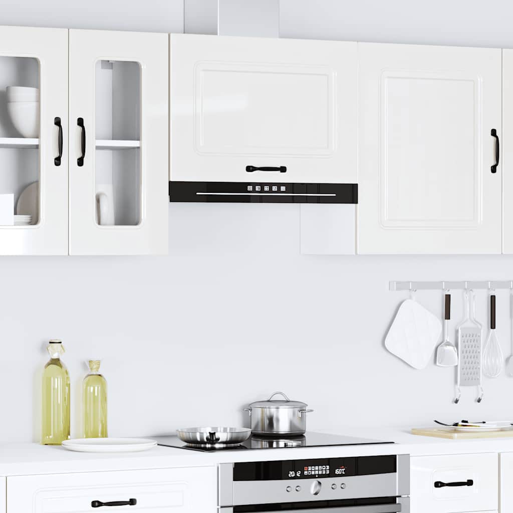 Base da Cucina Kalmar Bianco Lucido in Legno Multistrato