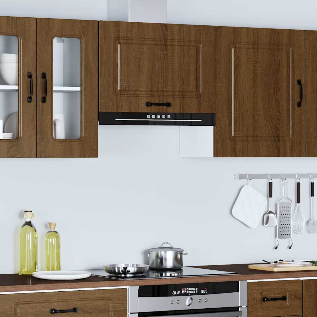 Pensile da Cucina Kalmar Rovere Marrone in Legno Multistrato