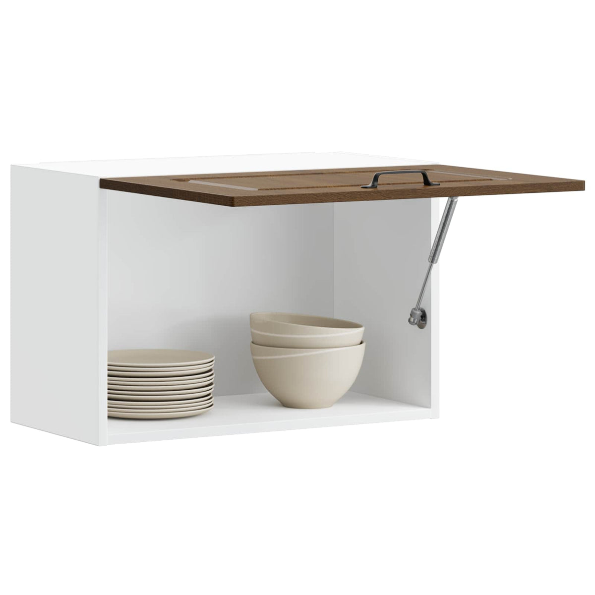 Pensile da Cucina Kalmar Rovere Marrone in Legno Multistrato