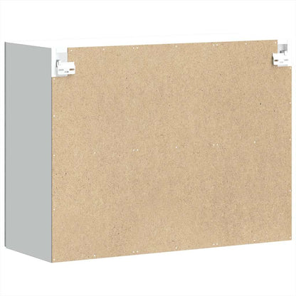 Pensile da Cucina con Porta in Vetro Kalmar Grigio Cemento - homemem39