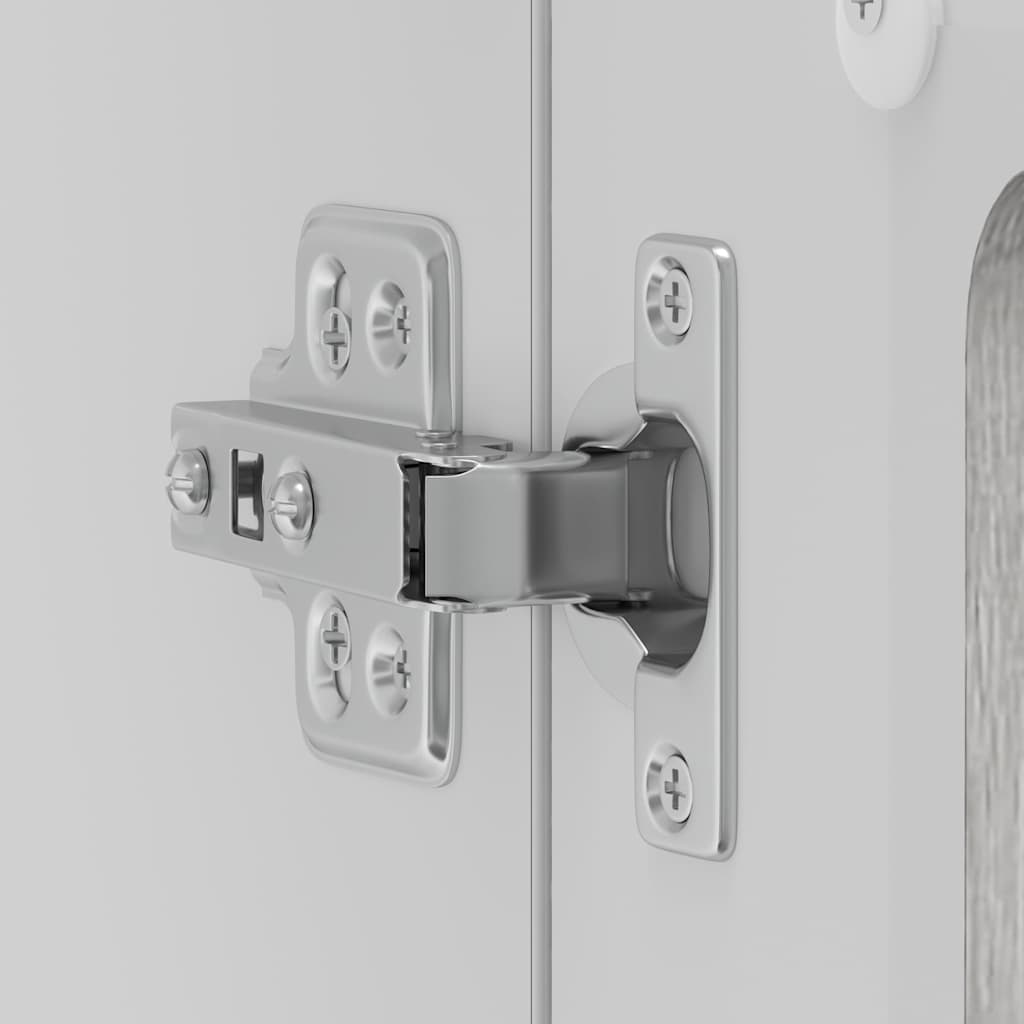 Pensile da Cucina con Porta in Vetro Kalmar Grigio Sonoma - homemem39