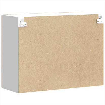 Pensile da Cucina con Porta in Vetro Kalmar Legno Vecchio - homemem39