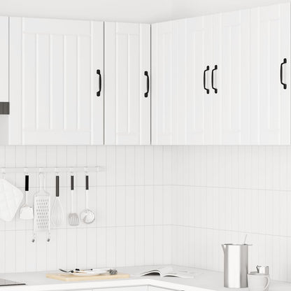 Pensile da Cucina ad Angolo Kalmar Bianco in Legno Multistrato