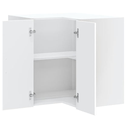 Pensile da Cucina ad Angolo Kalmar Bianco in Legno Multistrato