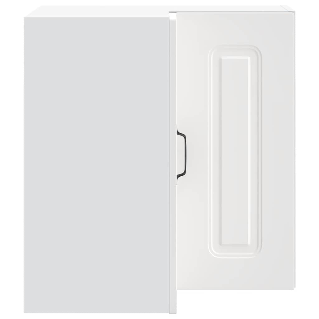 Pensile da Cucina ad Angolo Kalmar Bianco in Legno Multistrato - homemem39