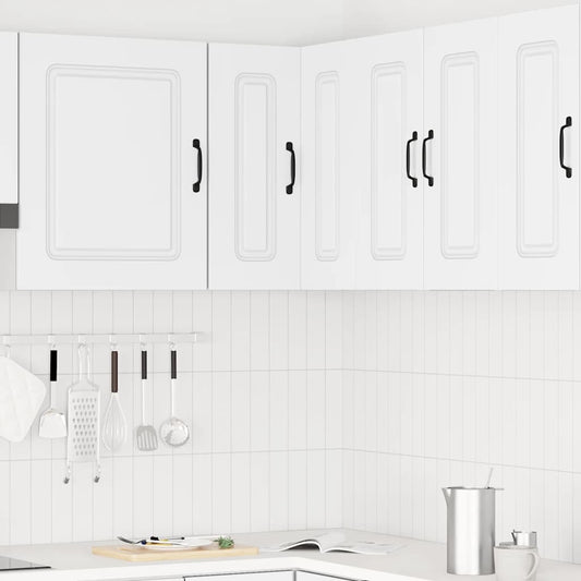 Pensile da Cucina ad Angolo Kalmar Bianco in Legno Multistrato