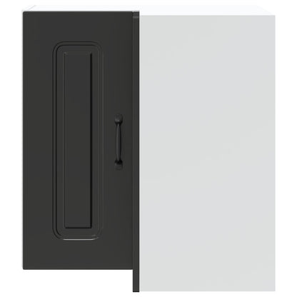 Pensile da Cucina ad Angolo Kalmar Nero in Legno Multistrato