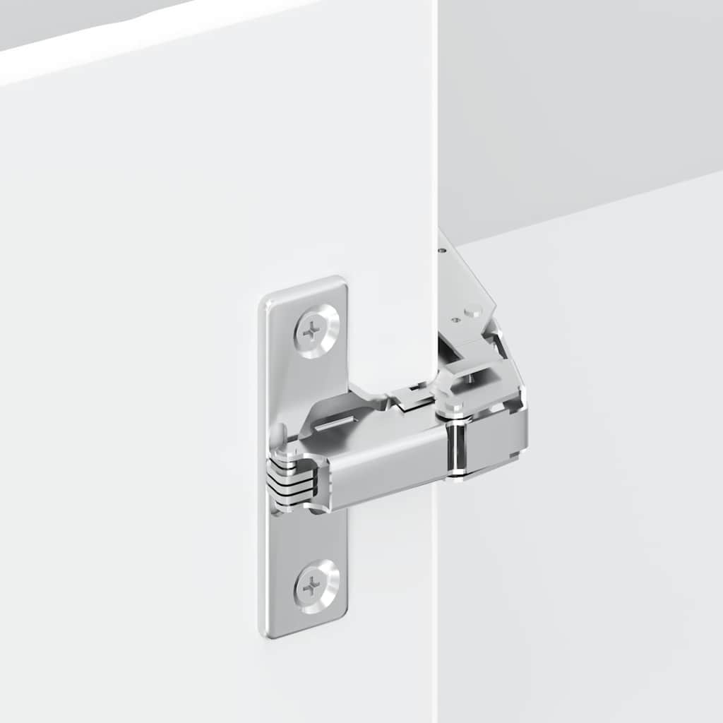 Pensile da Cucina ad Angolo Kalmar Bianco Lucido in Truciolato