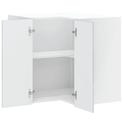 Pensile da Cucina ad Angolo Kalmar Grigio Cemento in Truciolato - homemem39