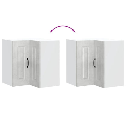 Pensile da Cucina ad Angolo Kalmar Grigio Cemento in Truciolato - homemem39