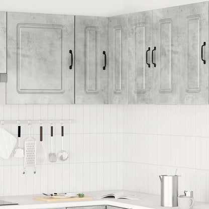 Pensile da Cucina ad Angolo Kalmar Grigio Cemento in Truciolato